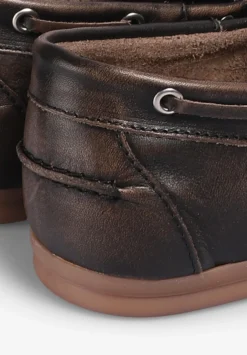 ALOHAS | MOCASINES DE CUERO CEPILLADO ROWAN