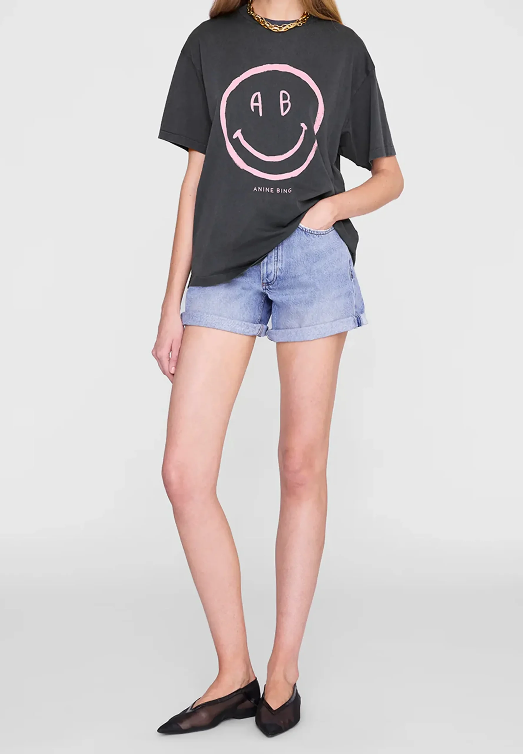 ANINE BING | CAMISETA CADE SMILEY