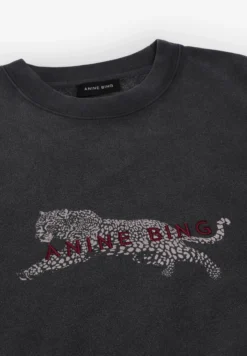 ANINE BING | SUDADERA SPENCER LEOPARD