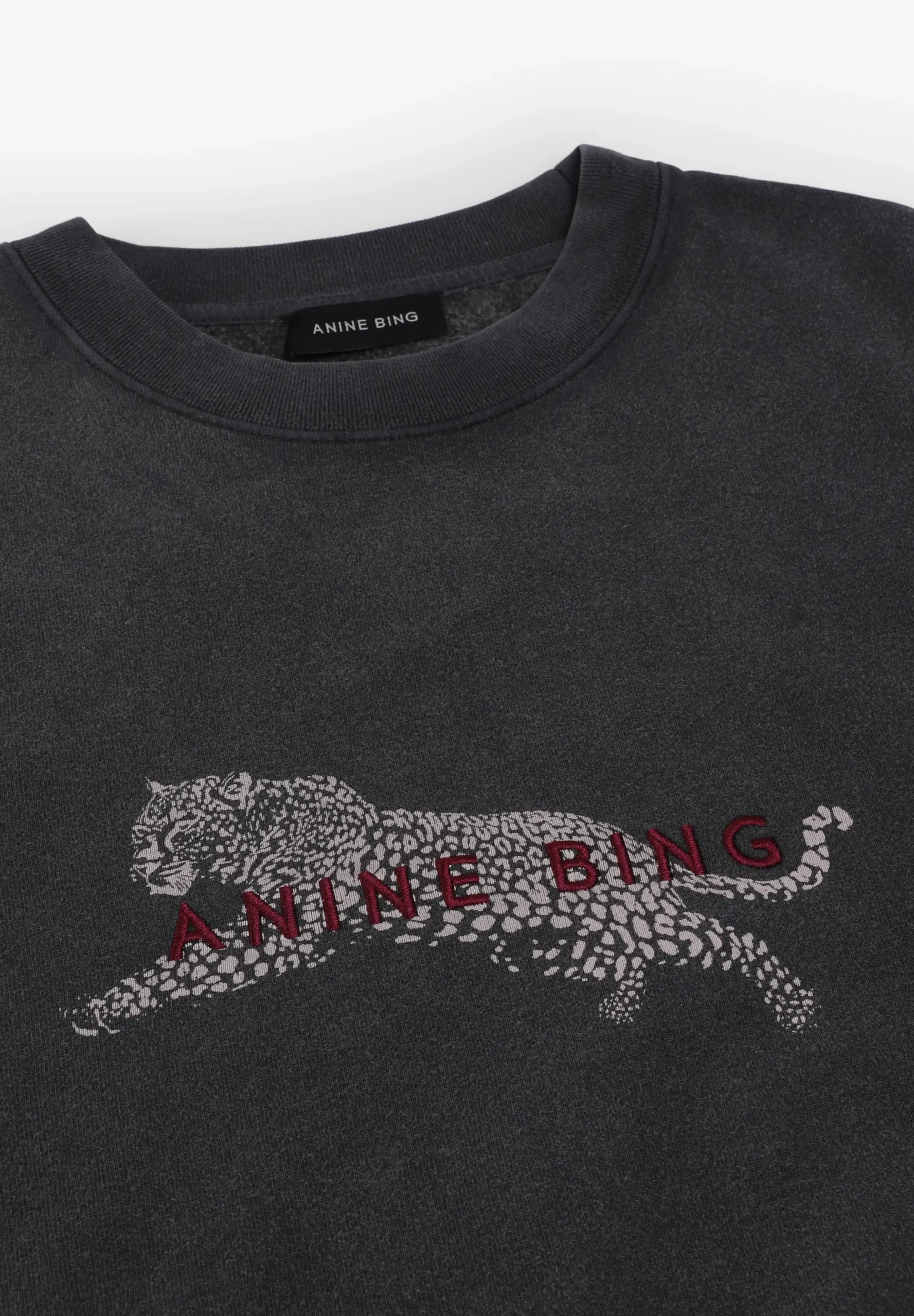 ANINE BING | SUDADERA SPENCER LEOPARD