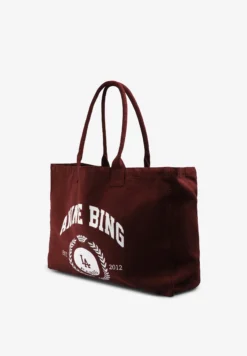 ANINE BING | TOTE LEO CANVAS COLLEGIATE