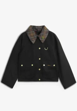 BARBOUR | CHAQUETA ENCERADA ICONS TARTAN COLLAR SPEY MUJER