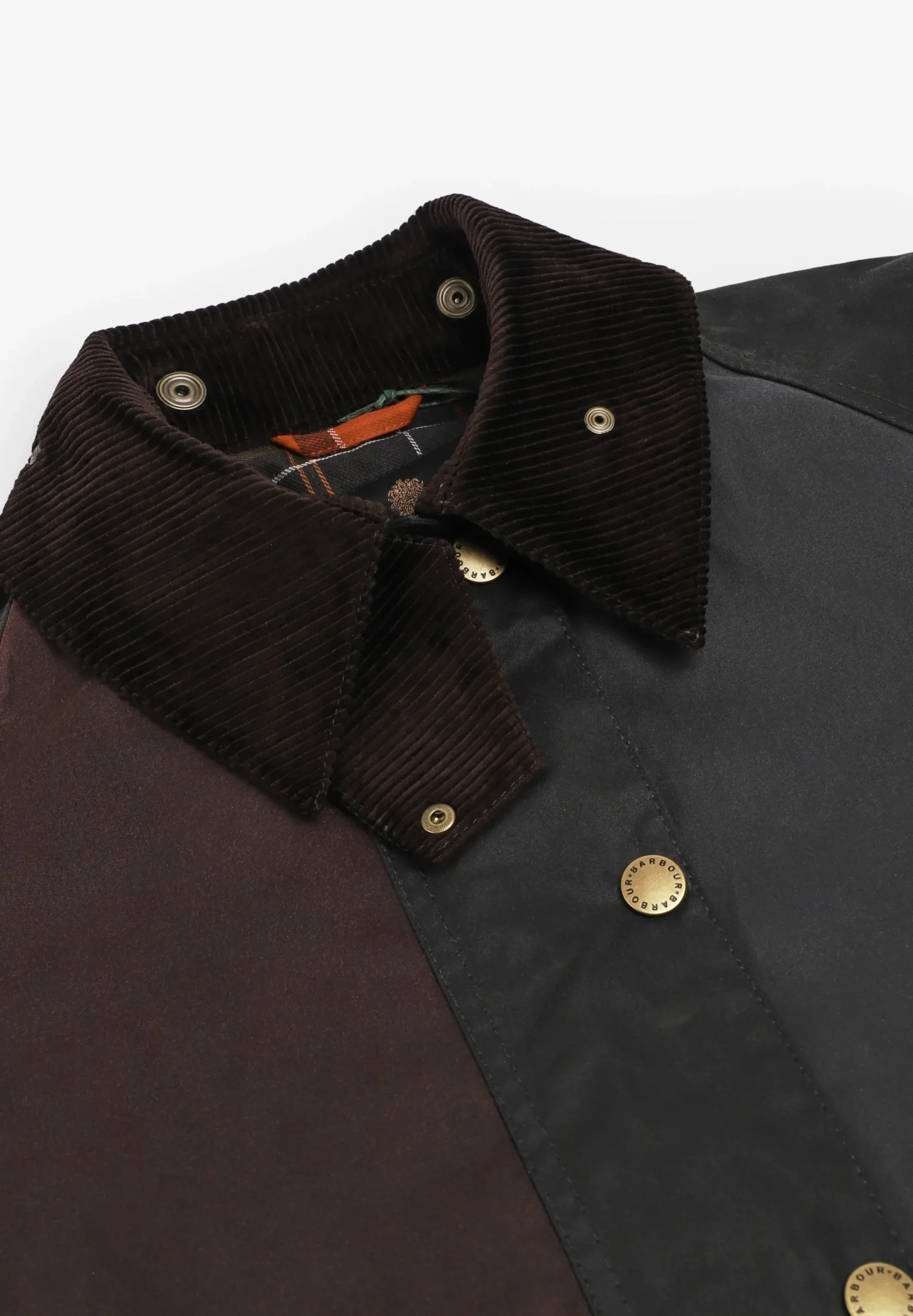 BARBOUR | CHAQUETA ENCERADA PATCHWORK TRANSPORT MUJER