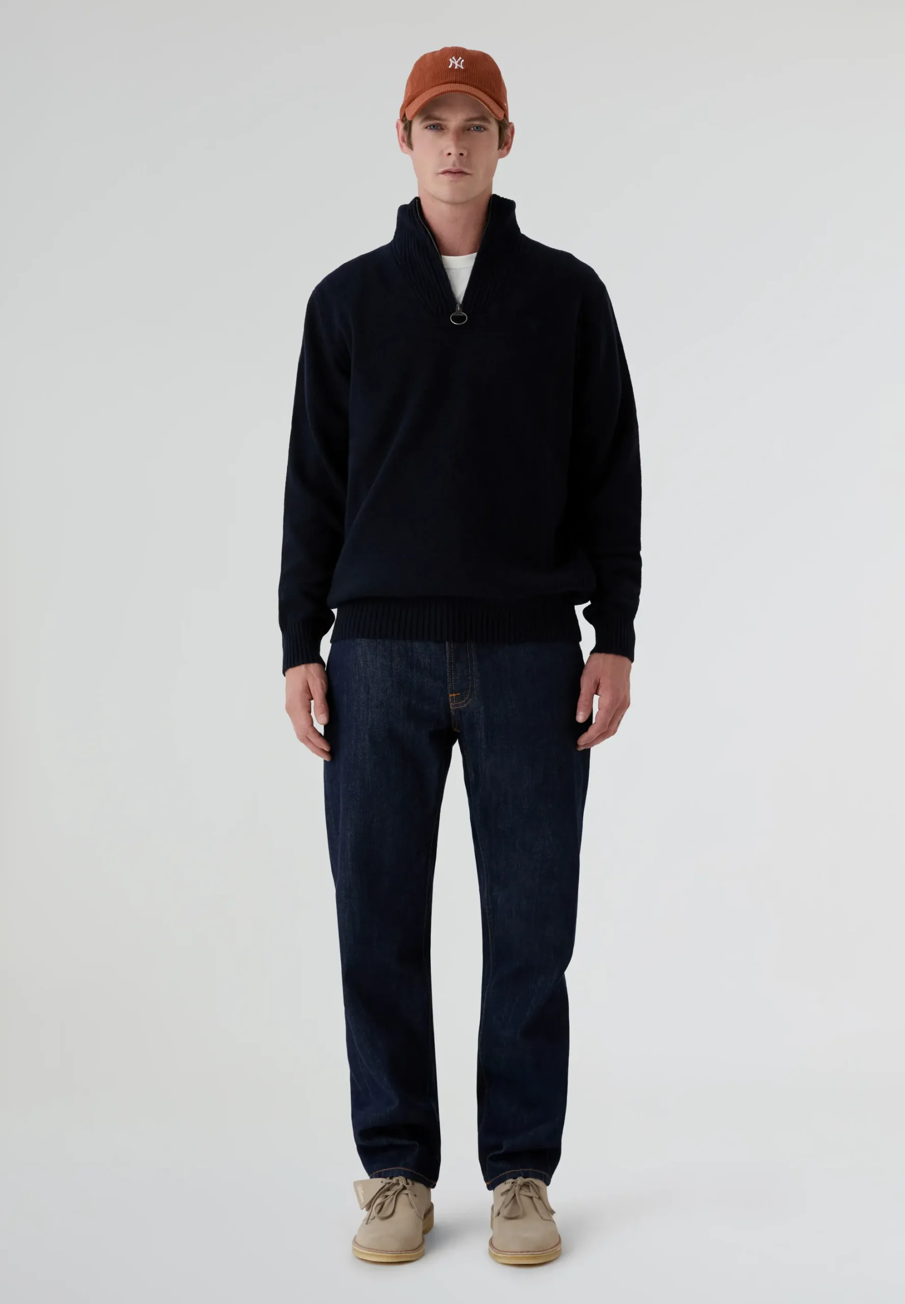 BARBOUR | JERSEY ESSENTIAL DE MEDIA CREMALLERA