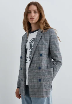 BLAZER CRUZADA CUADROS