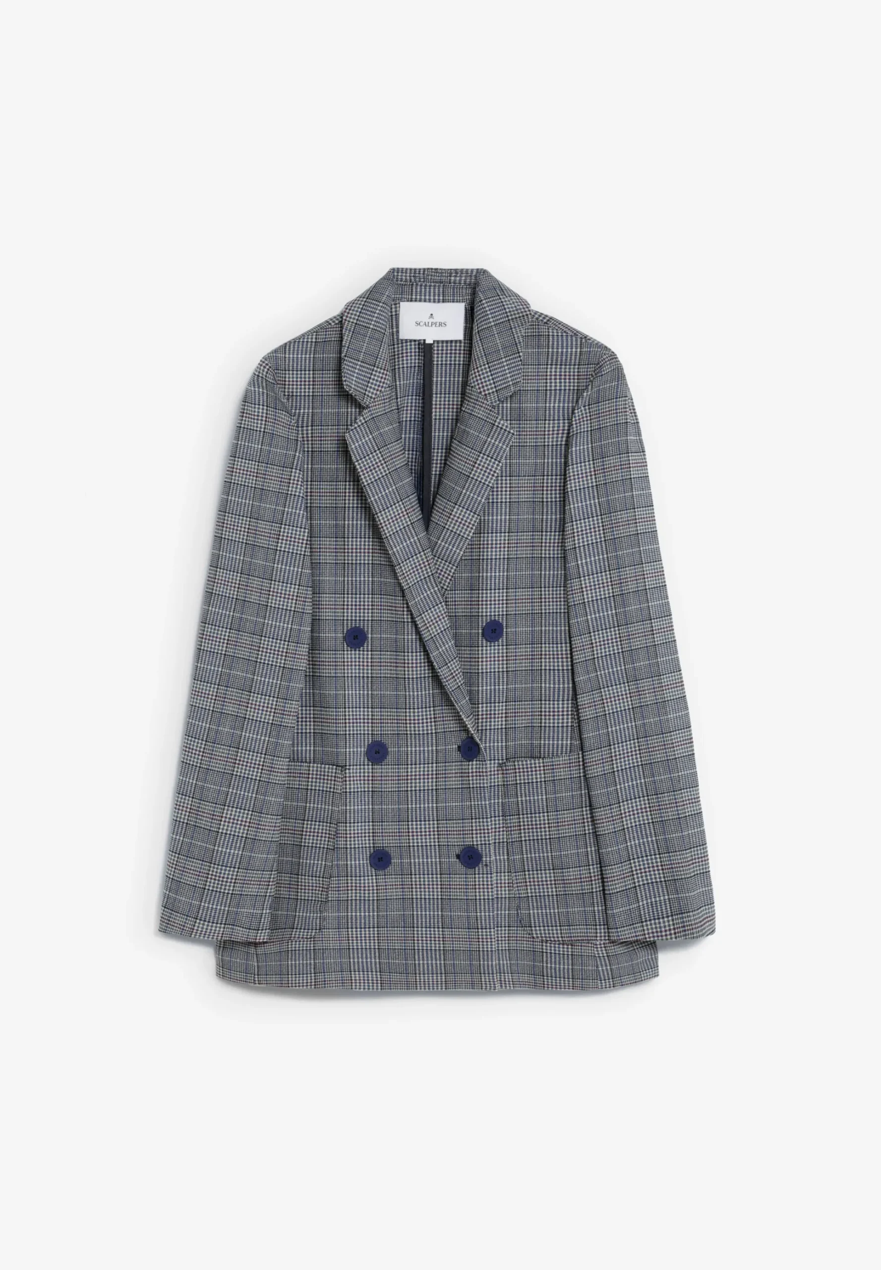 BLAZER CRUZADA CUADROS
