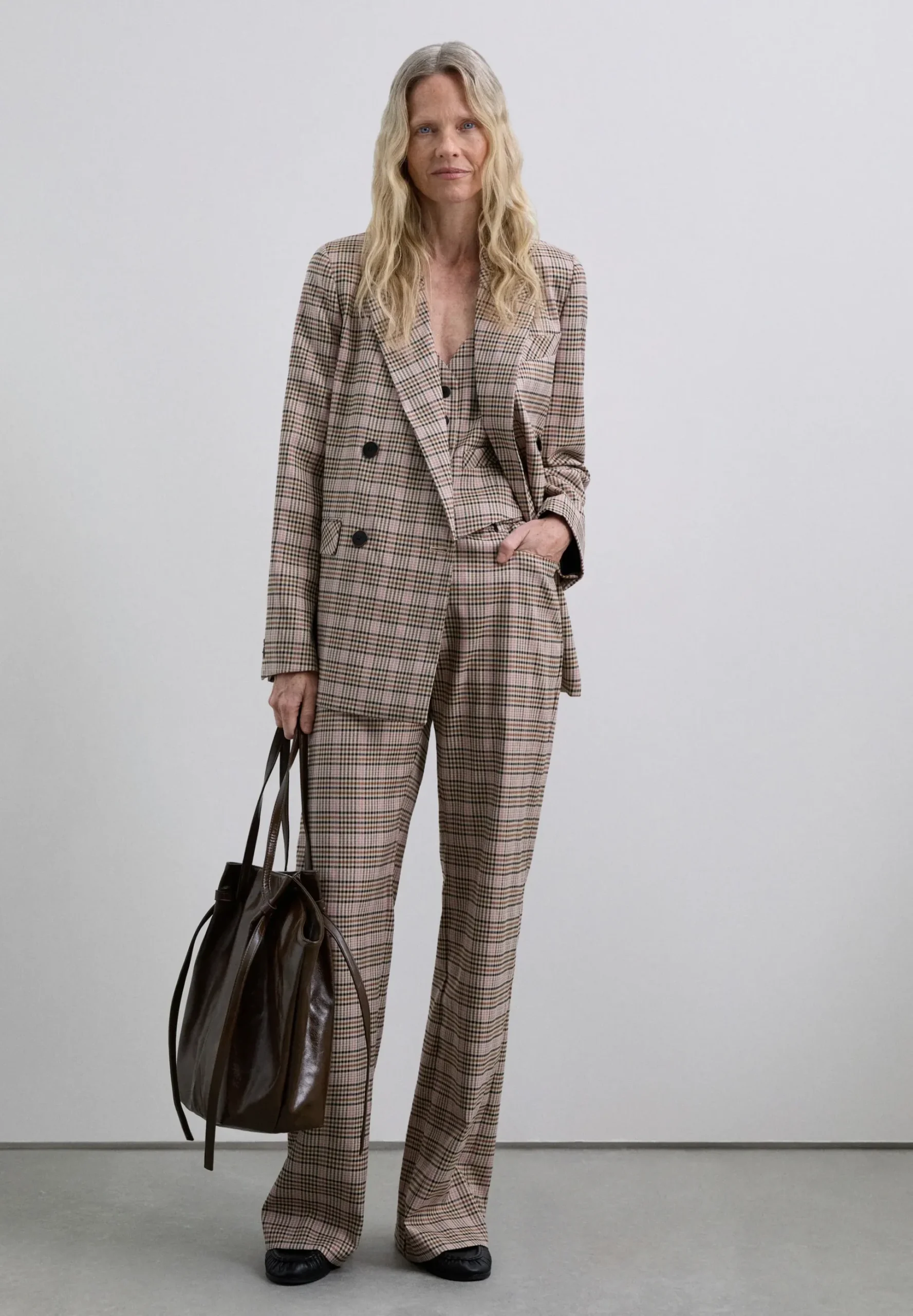 BLAZER CRUZADA CUADROS