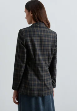 BLAZER CUADROS CON CINTURÓN