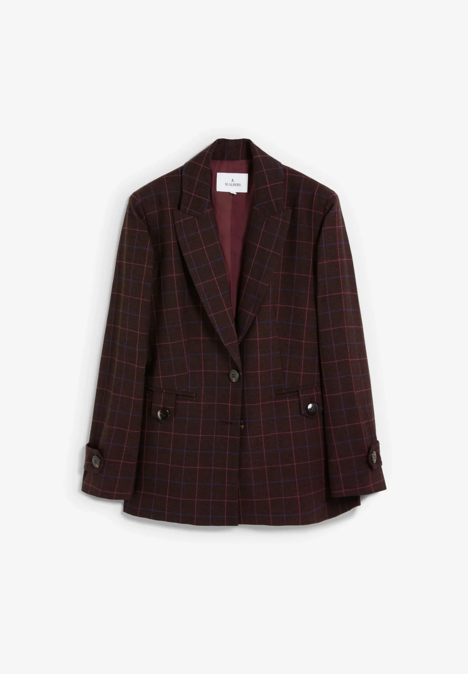 BLAZER CUADROS DETALLE BOTONES