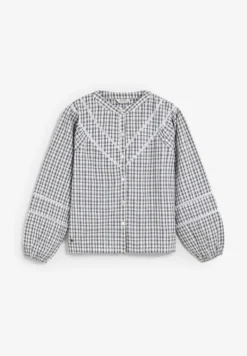 BLUSA ALGODÓN CUADROS