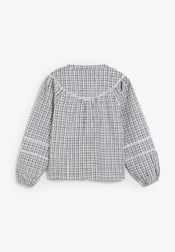 BLUSA ALGODÓN CUADROS