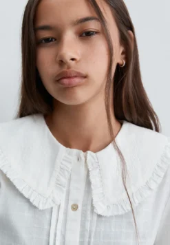 BLUSA CUELLO DETALLES BORDADOS