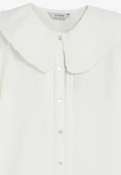 BLUSA CUELLO DETALLES BORDADOS