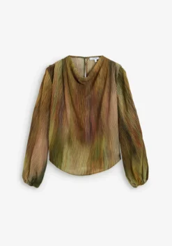 BLUSA PLISADA MULTICOLOR