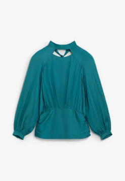 BLUSA SATINADA CUT OUT