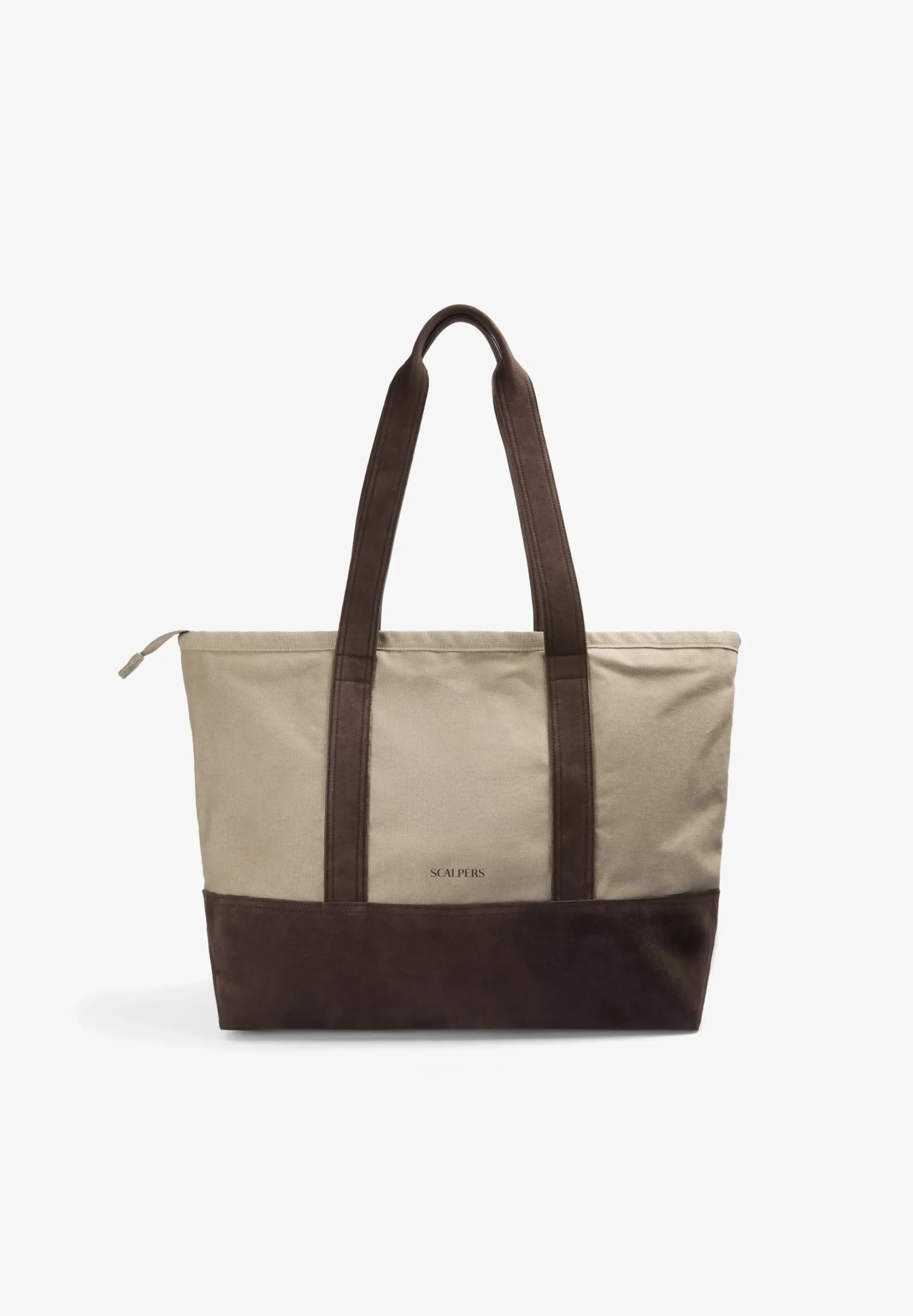 BOLSA TOTE DE ALGODÓN Y ANTE