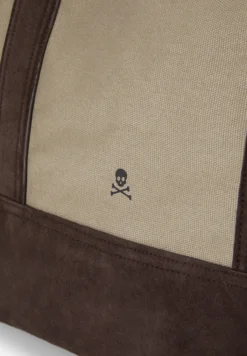 BOLSA TOTE DE ALGODÓN Y ANTE