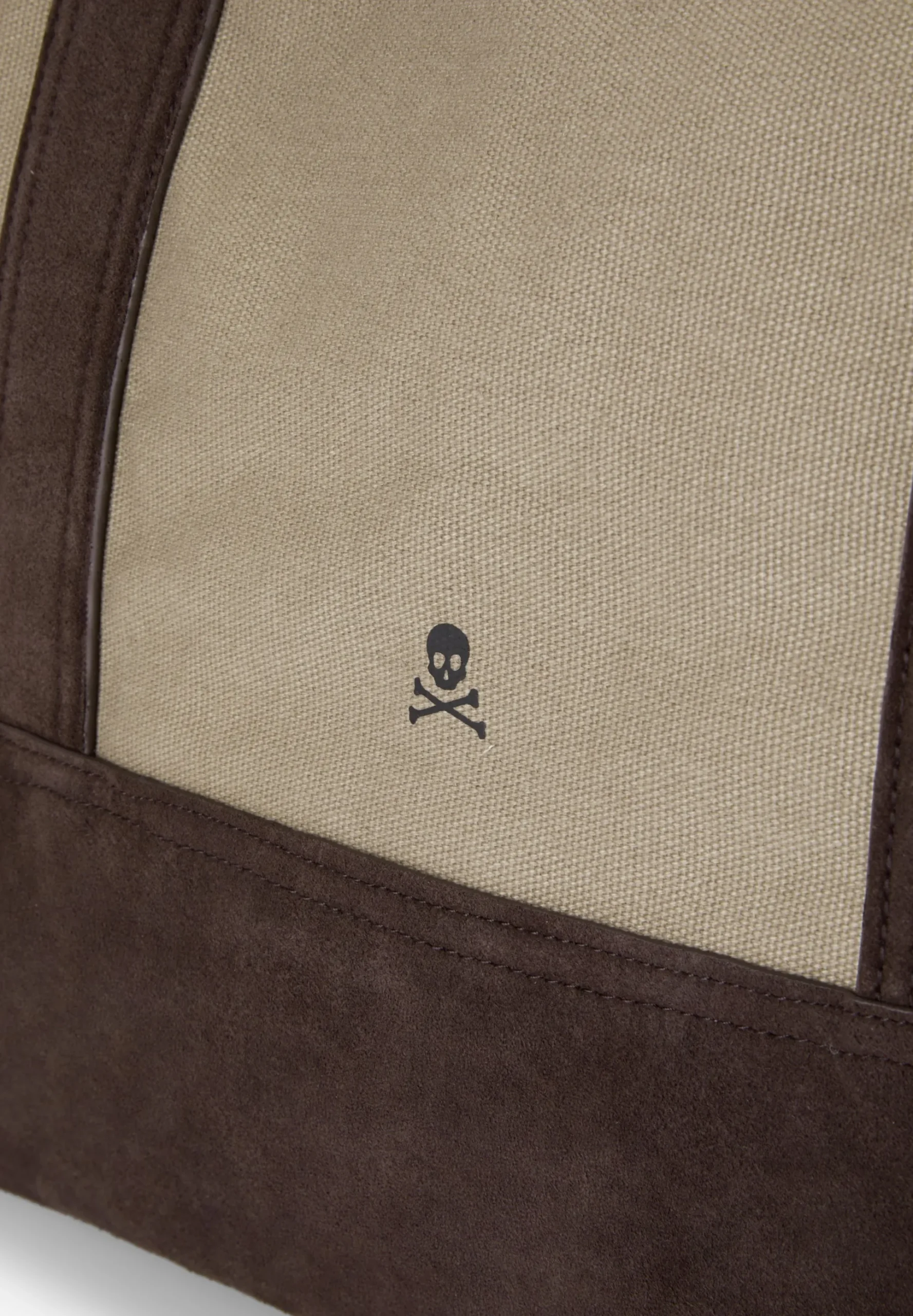 BOLSA TOTE DE ALGODÓN Y ANTE
