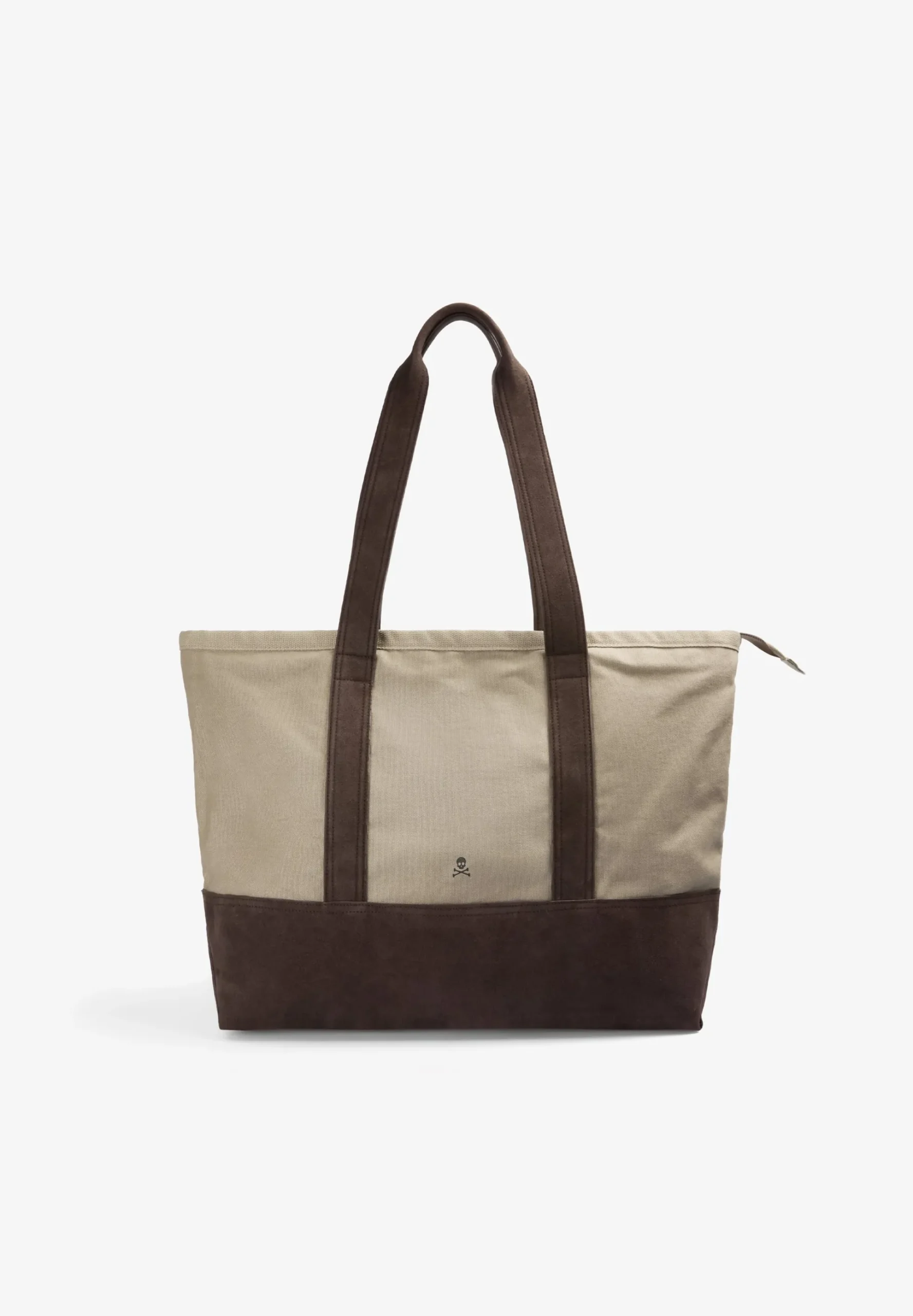 BOLSA TOTE DE ALGODÓN Y ANTE