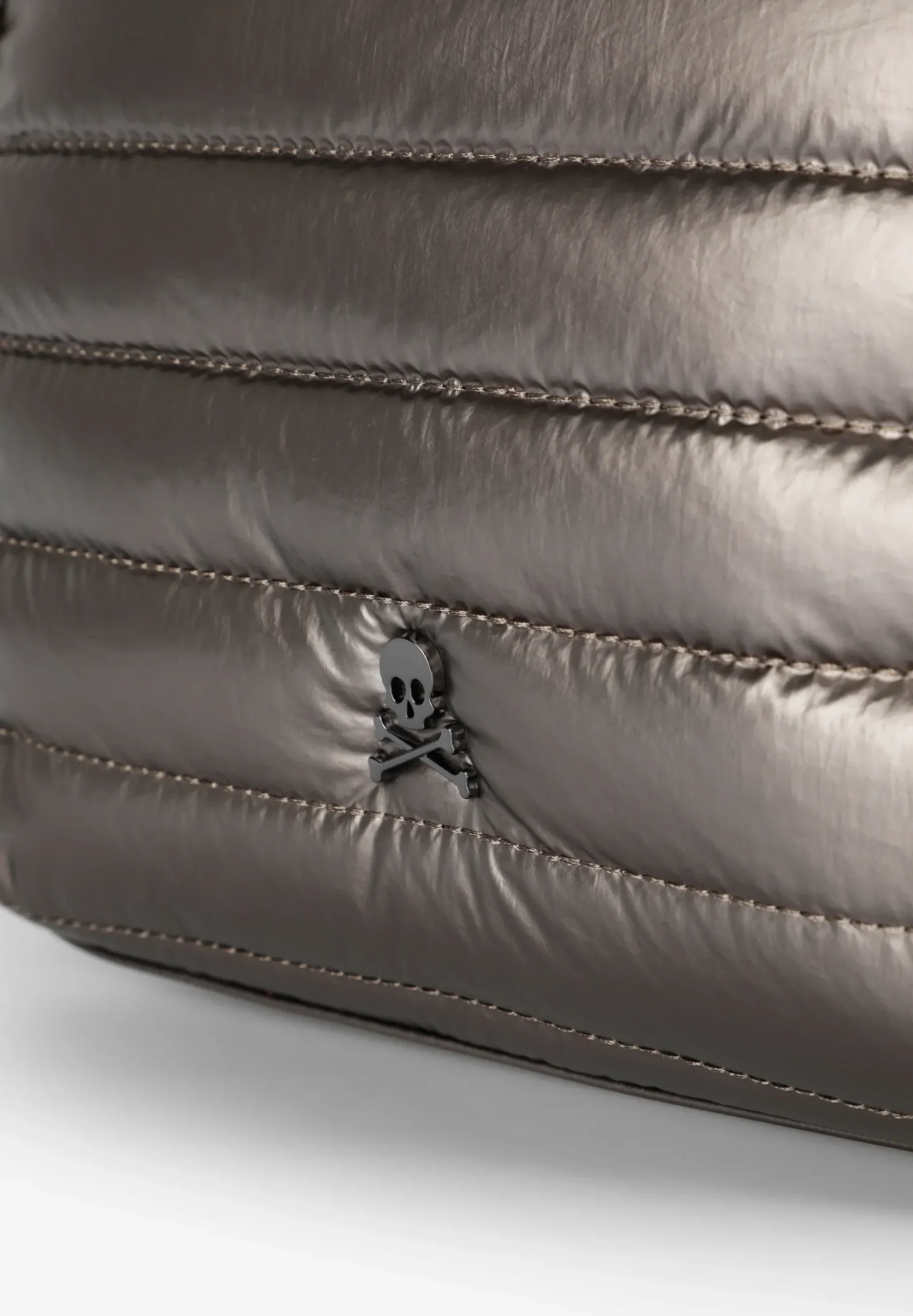 BOLSO BANDOLERA ACOLCHADA METALIZADA