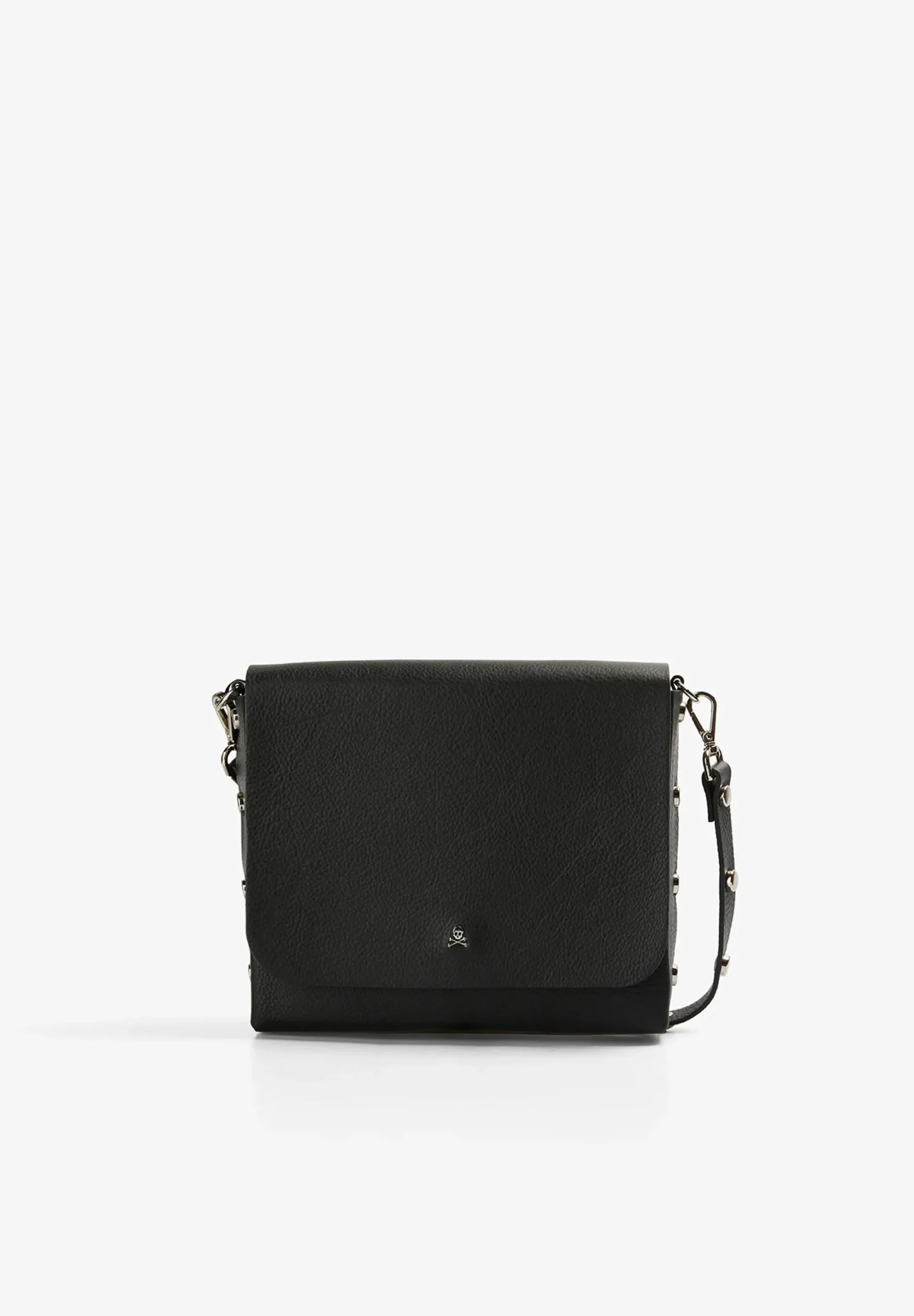 BOLSO DE PIEL CON APLIQUES