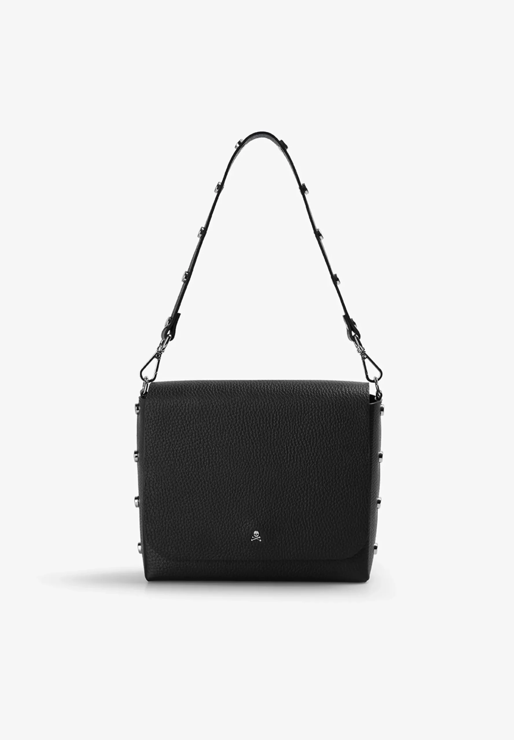 BOLSO DE PIEL CON APLIQUES