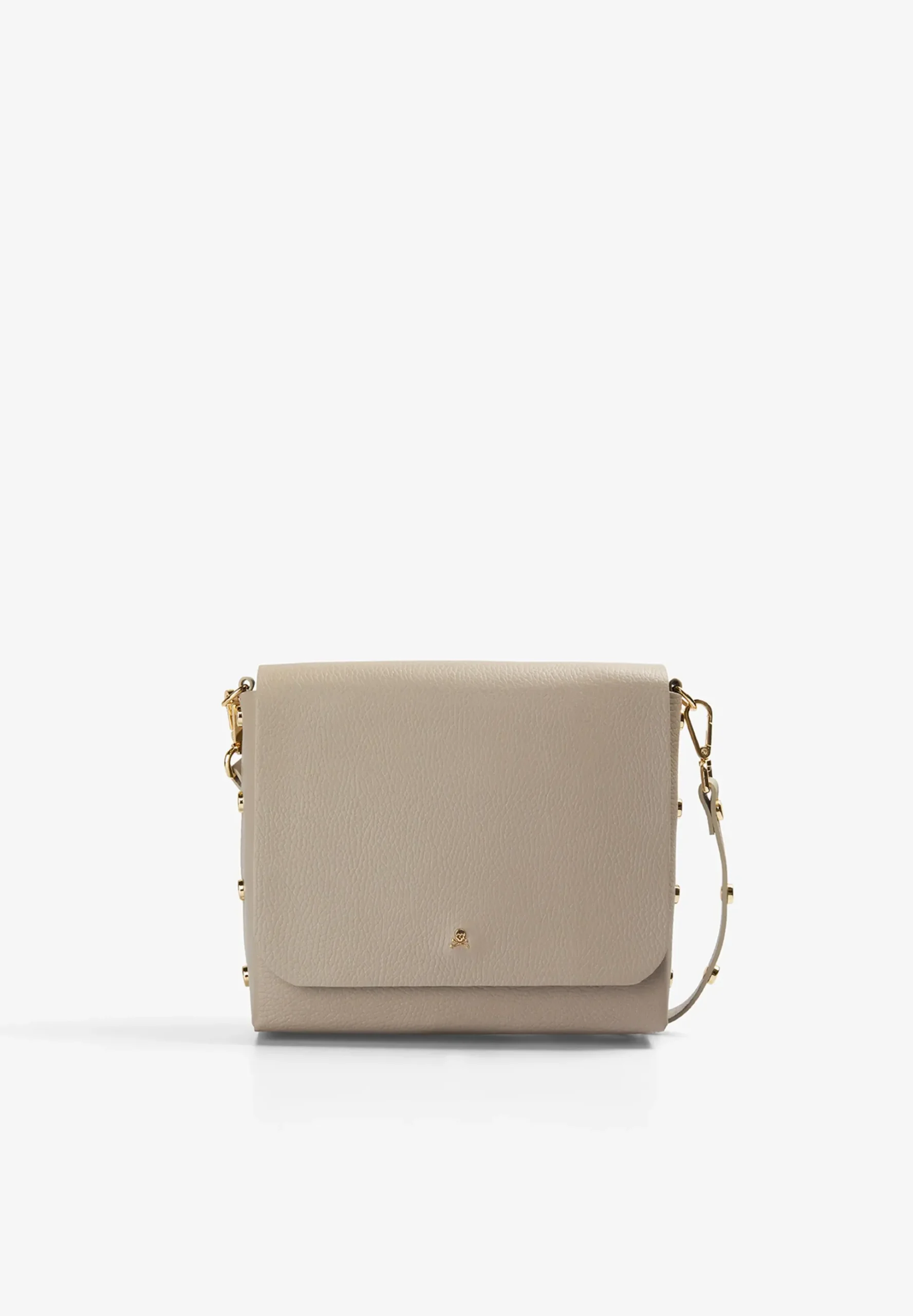 BOLSO DE PIEL CON APLIQUES