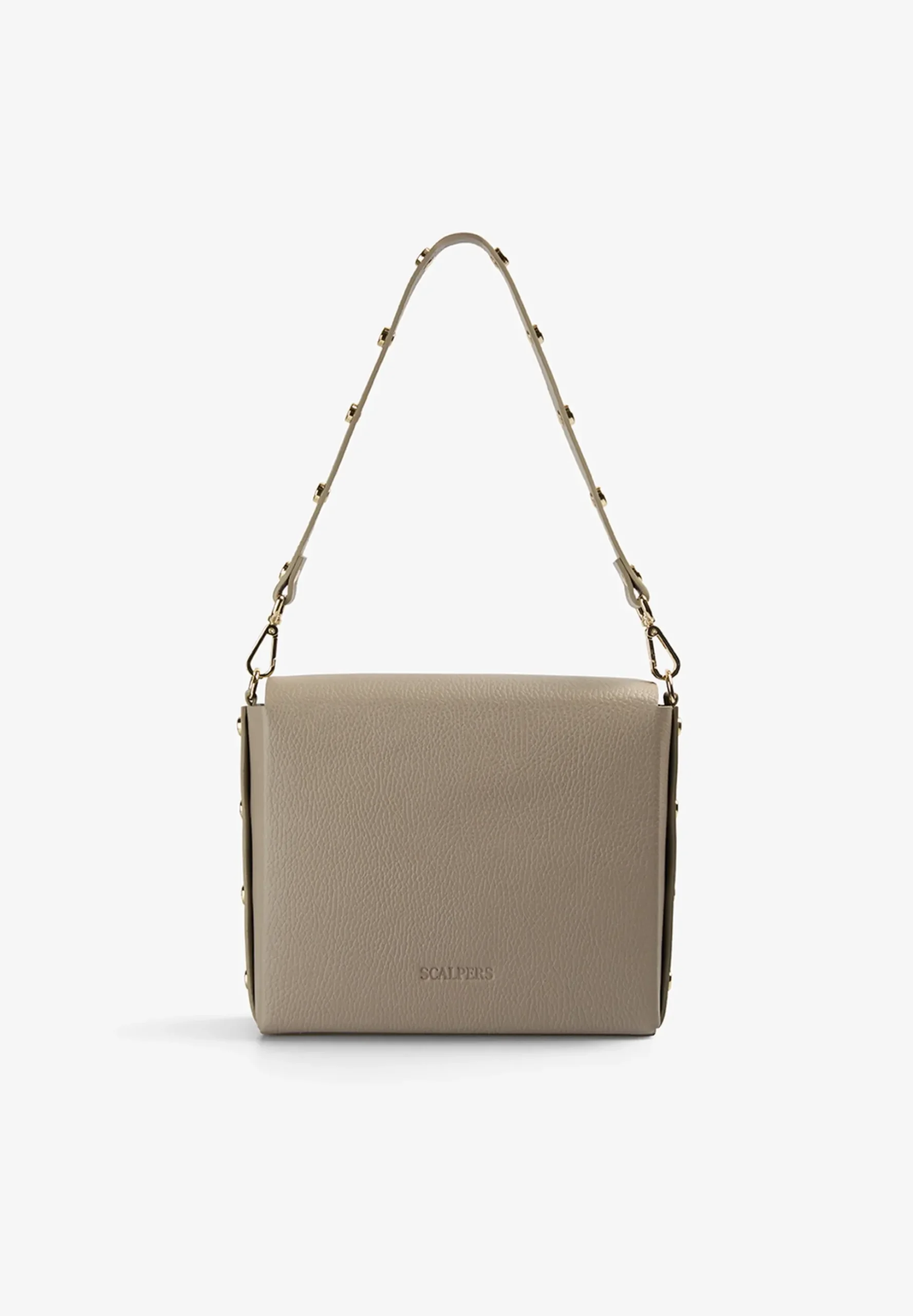BOLSO DE PIEL CON APLIQUES