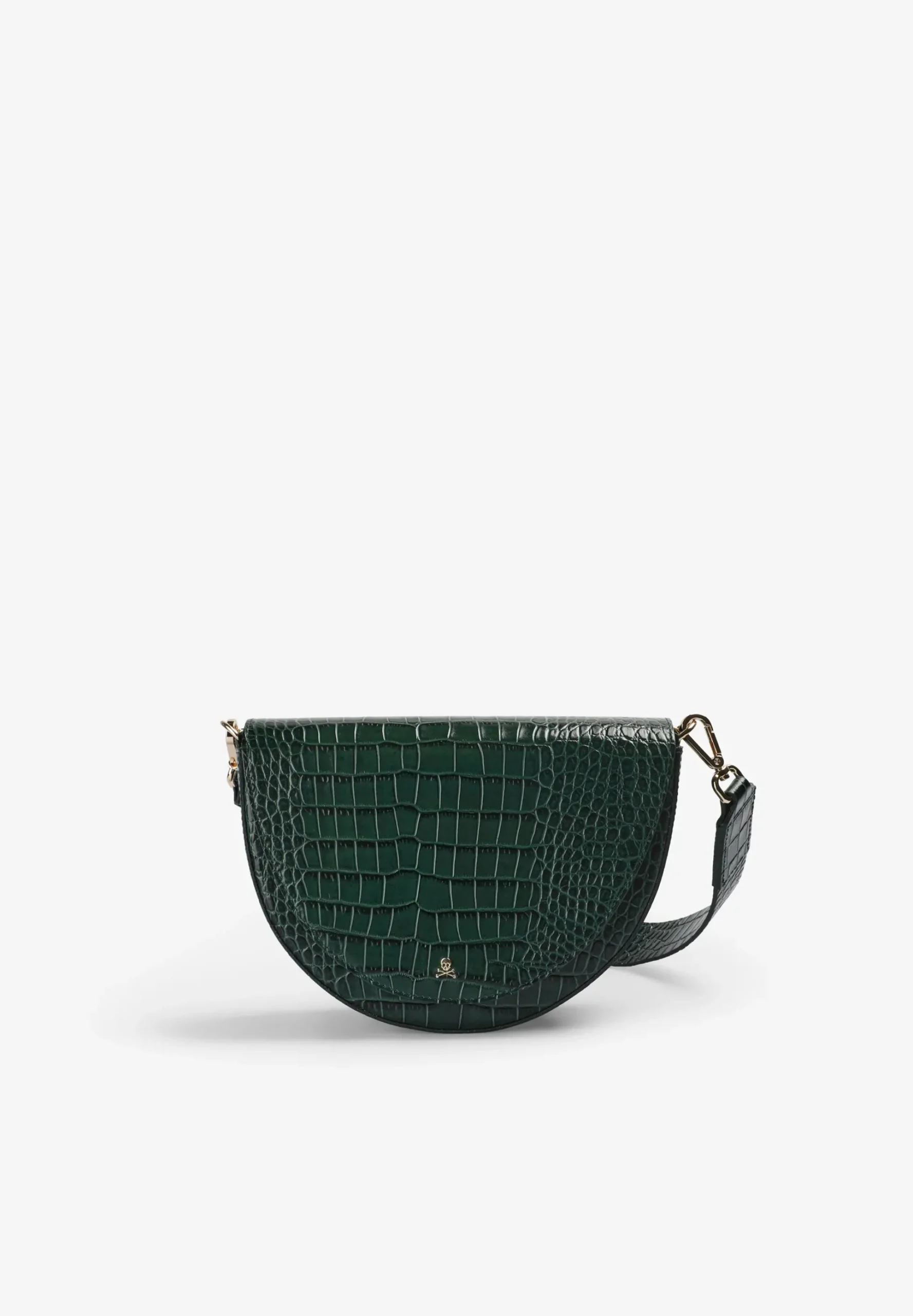BOLSO DE PIEL GRABADO COCODRILO