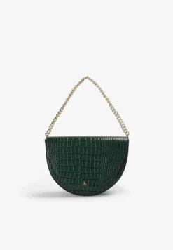 BOLSO DE PIEL GRABADO COCODRILO