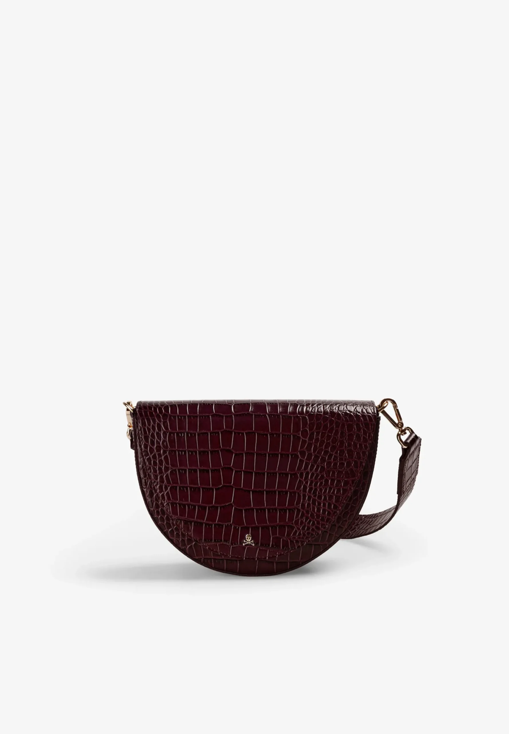 BOLSO DE PIEL GRABADO COCODRILO