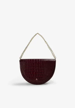 BOLSO DE PIEL GRABADO COCODRILO