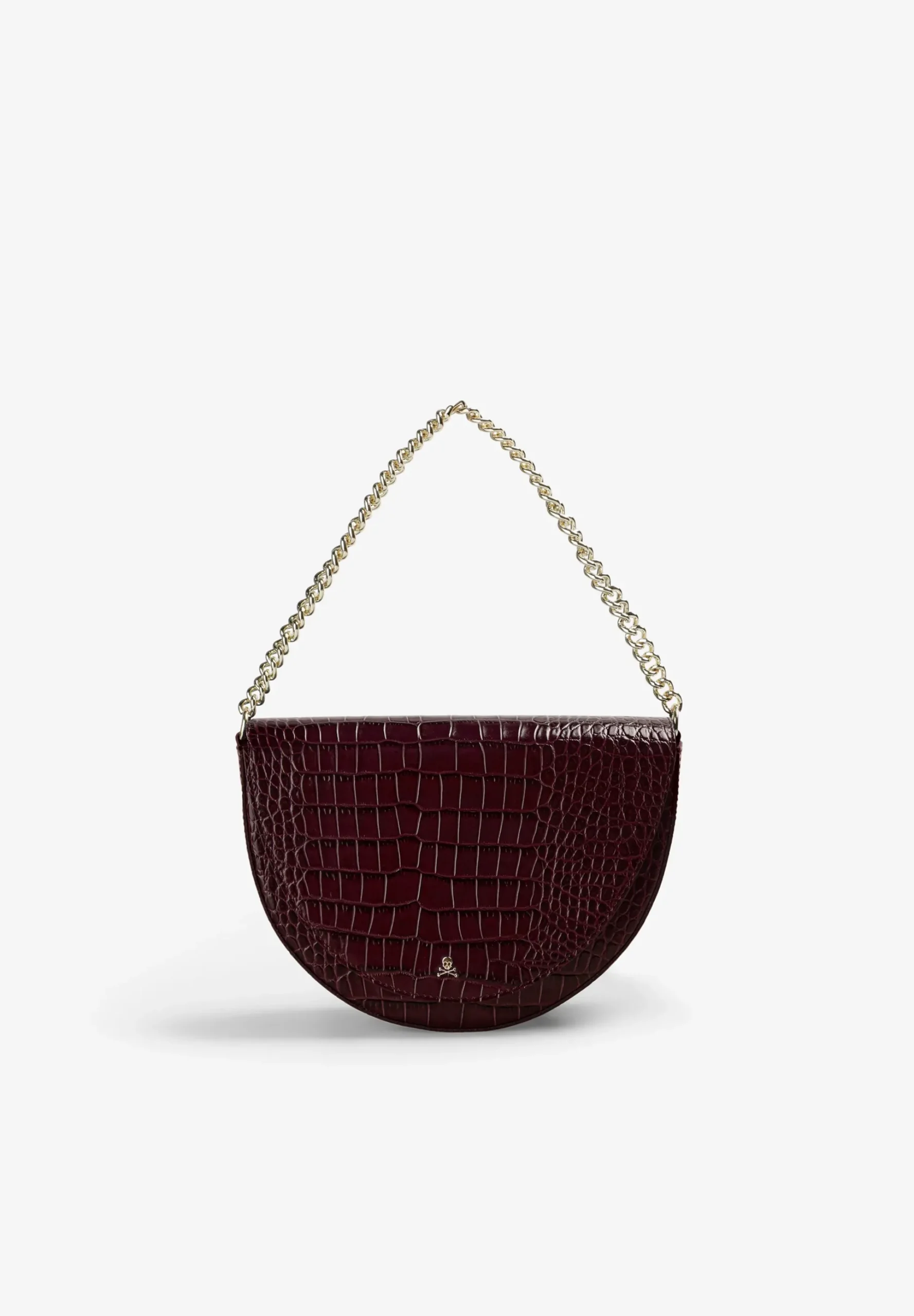 BOLSO DE PIEL GRABADO COCODRILO