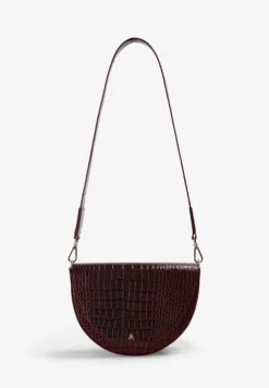 BOLSO DE PIEL GRABADO COCODRILO