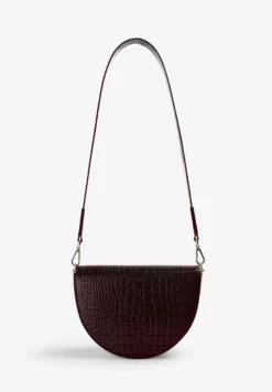 BOLSO DE PIEL GRABADO COCODRILO
