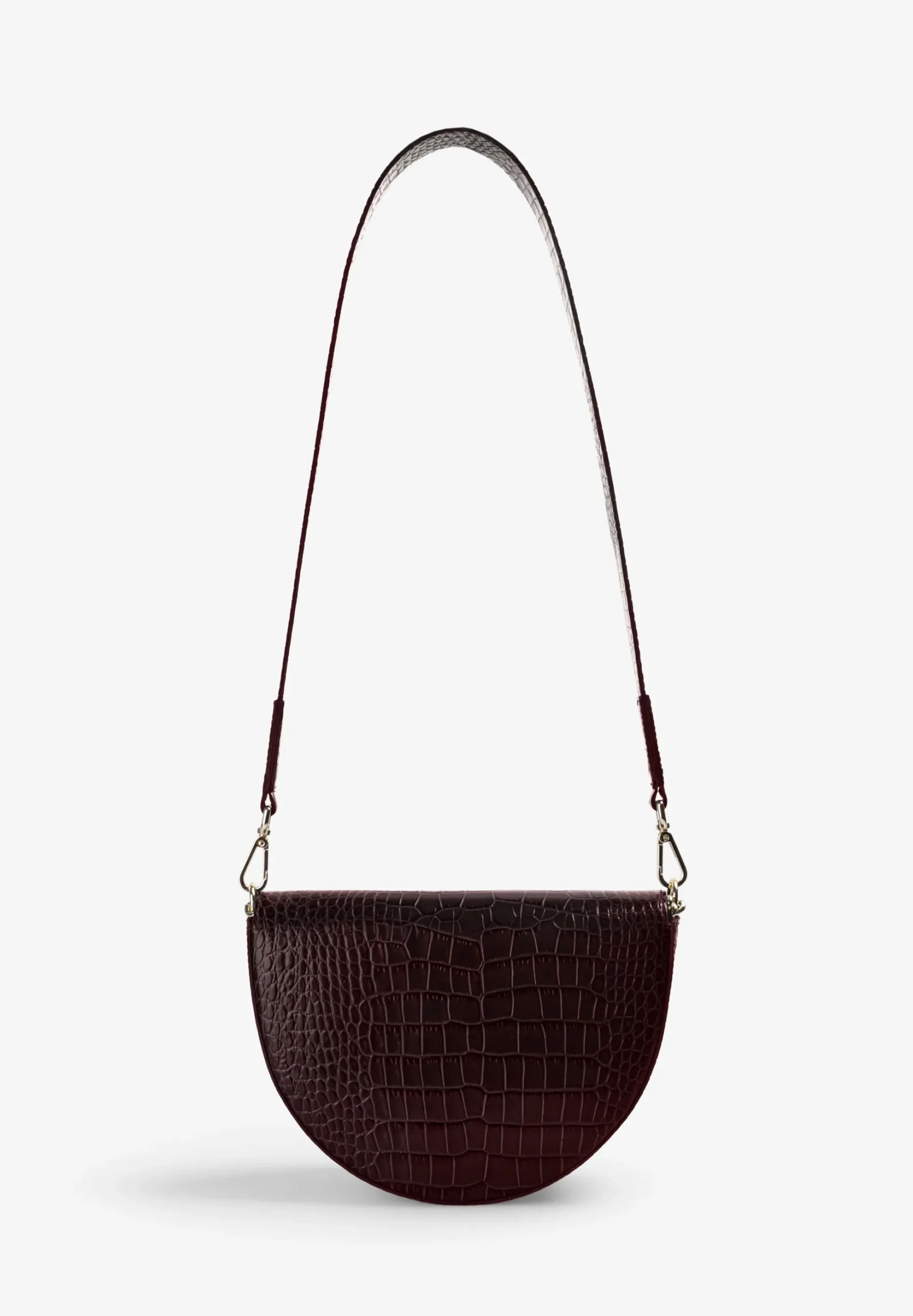 BOLSO DE PIEL GRABADO COCODRILO