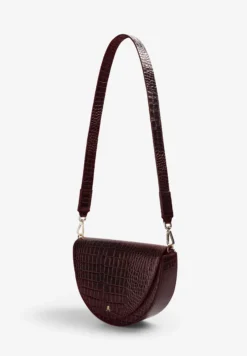 BOLSO DE PIEL GRABADO COCODRILO