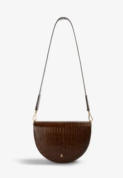 BOLSO DE PIEL GRABADO COCODRILO