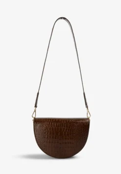 BOLSO DE PIEL GRABADO COCODRILO