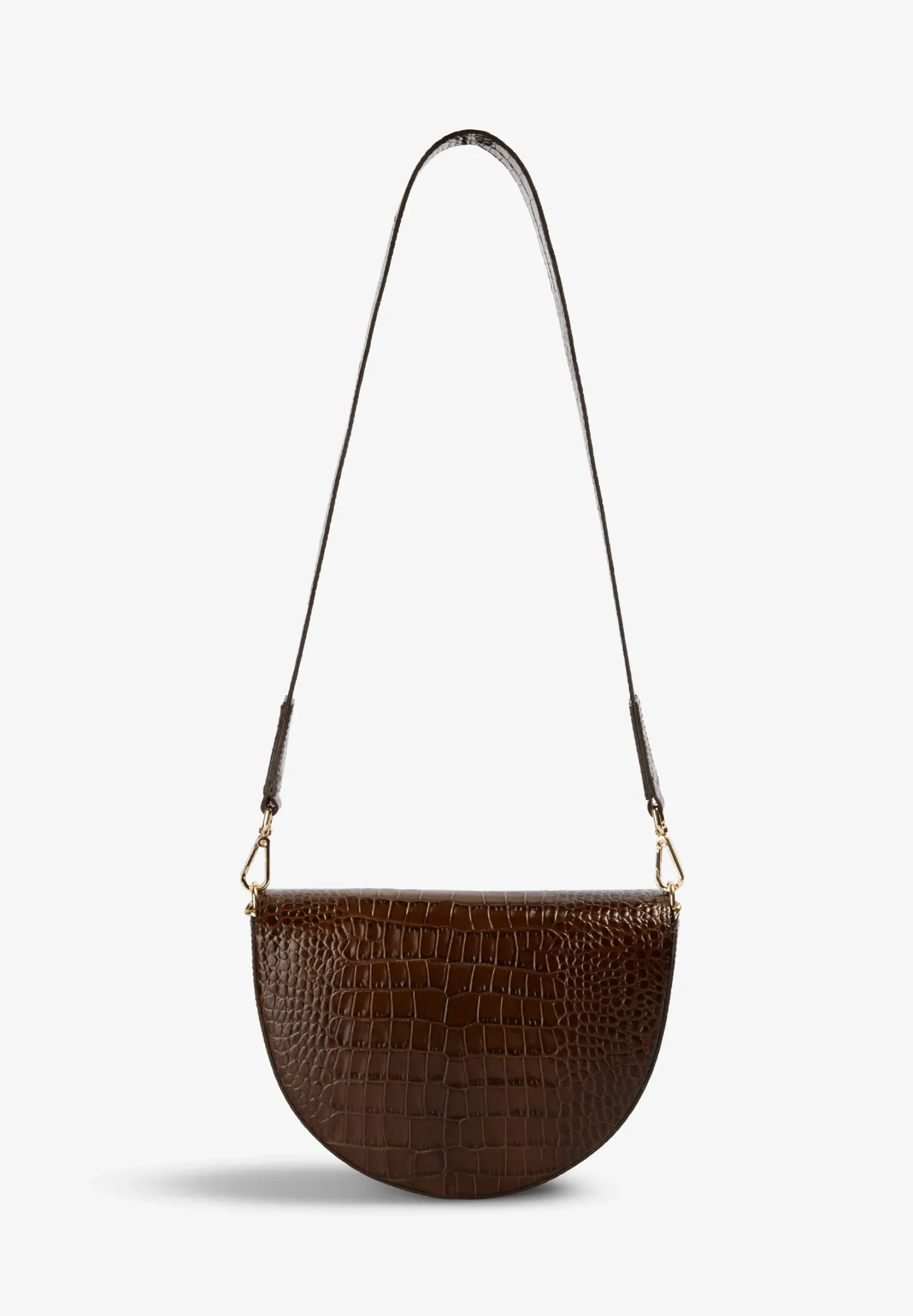 BOLSO DE PIEL GRABADO COCODRILO
