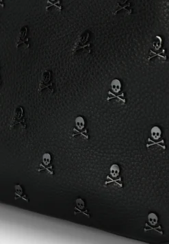 BOLSO PIEL BANDOLERA CALAVERAS ALL OVER