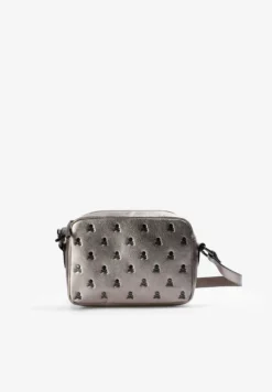 BOLSO PIEL BANDOLERA CALAVERAS ALL OVER