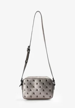 BOLSO PIEL BANDOLERA CALAVERAS ALL OVER