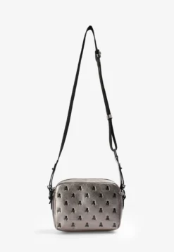 BOLSO PIEL BANDOLERA CALAVERAS ALL OVER