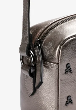 BOLSO PIEL BANDOLERA CALAVERAS ALL OVER