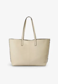 BOLSO PIEL SHOPPER APLIQUES