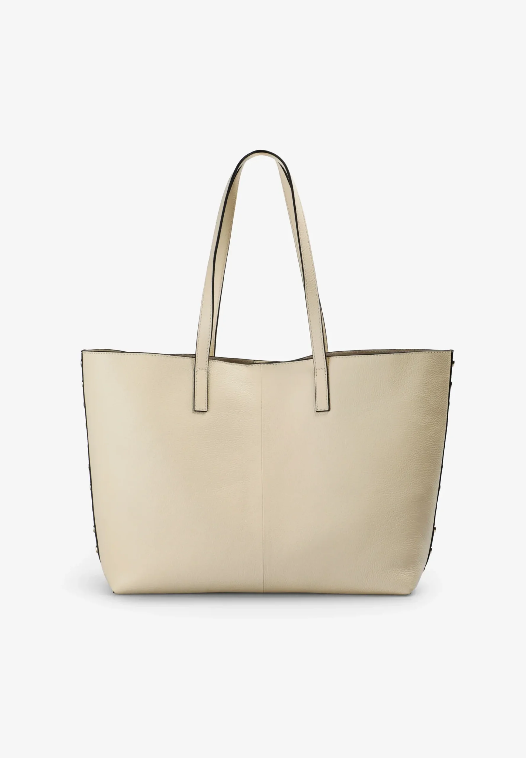 BOLSO PIEL SHOPPER APLIQUES