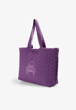 BOLSO SHOPPER ACOLCHADO CALAVERA