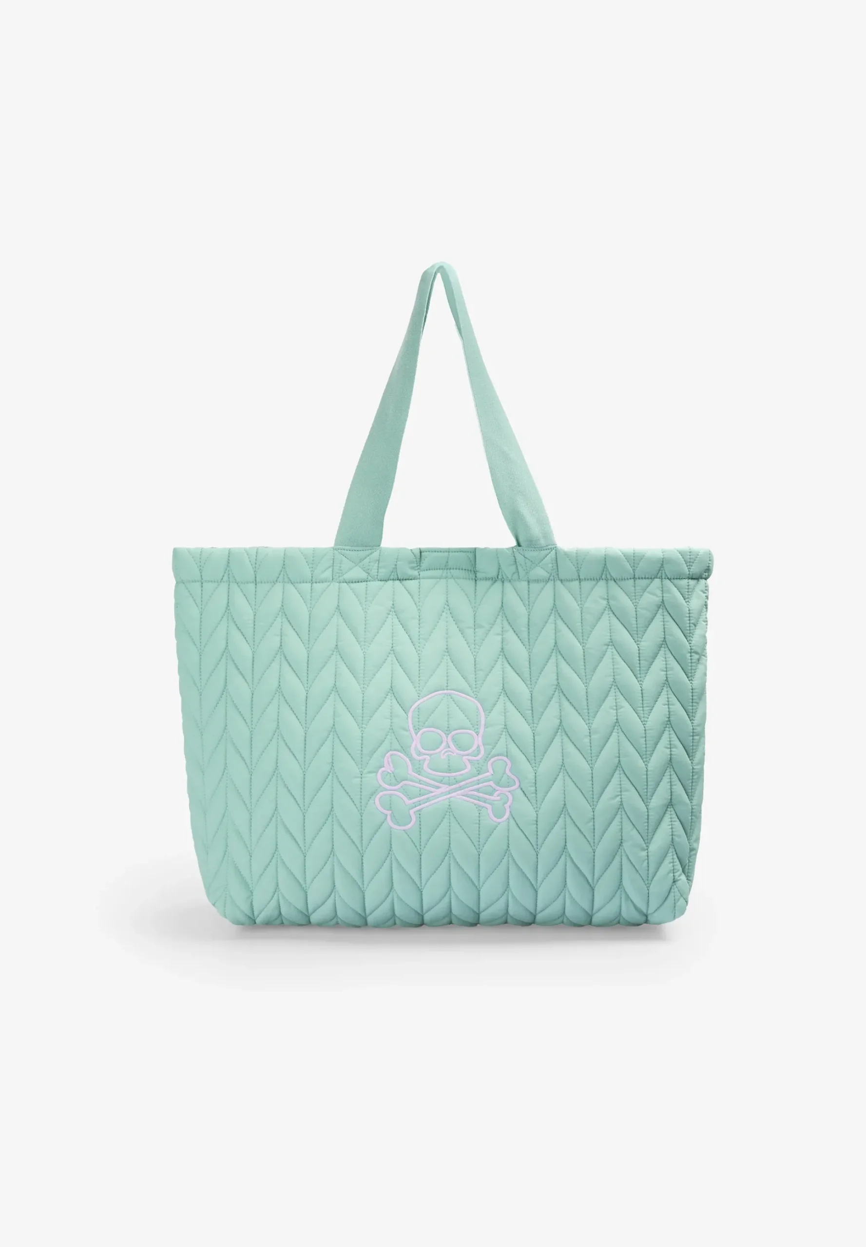 BOLSO SHOPPER ACOLCHADO CALAVERA