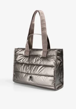 BOLSO SHOPPER ACOLCHADO METALIZADO